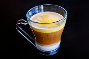 café com creme ovo