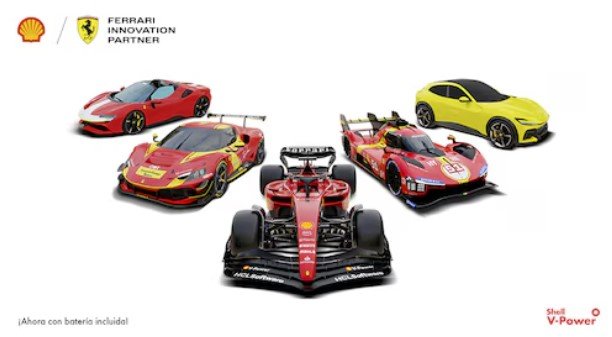 miniaturas shell ferrari 2025